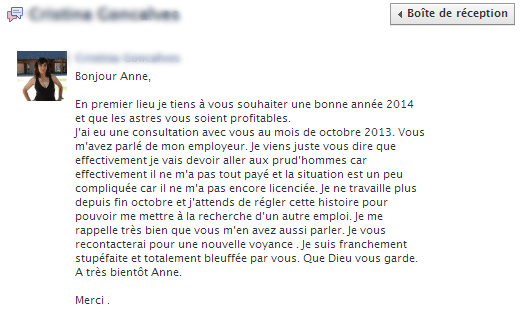 commentaire Facebook